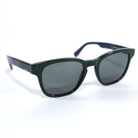 Lacoste Rounded Square Mens Sunglasses - Green/Grey - NWT - Picture 5 of 10